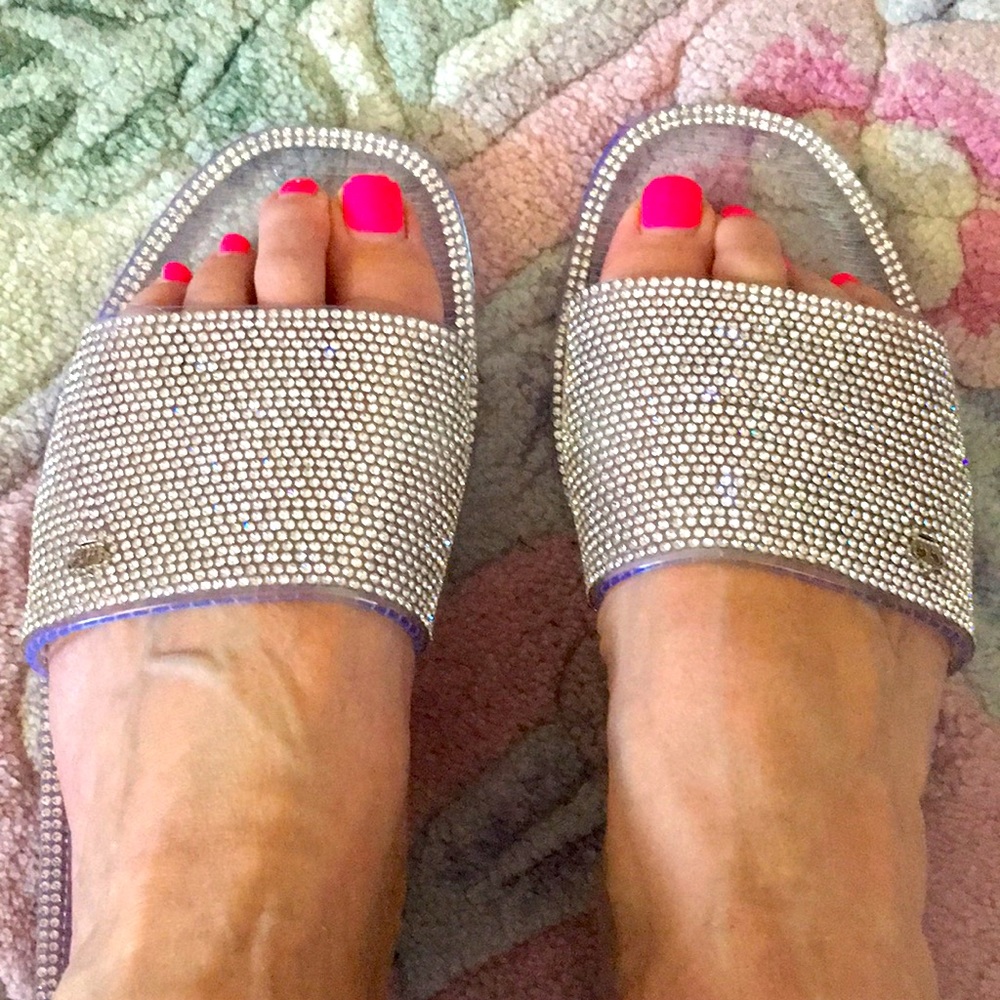 Juicy Conture Bling Sandals Nwot